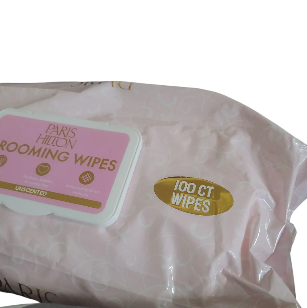 NWT Paris Hilton Grooming Wipes - 100 Count